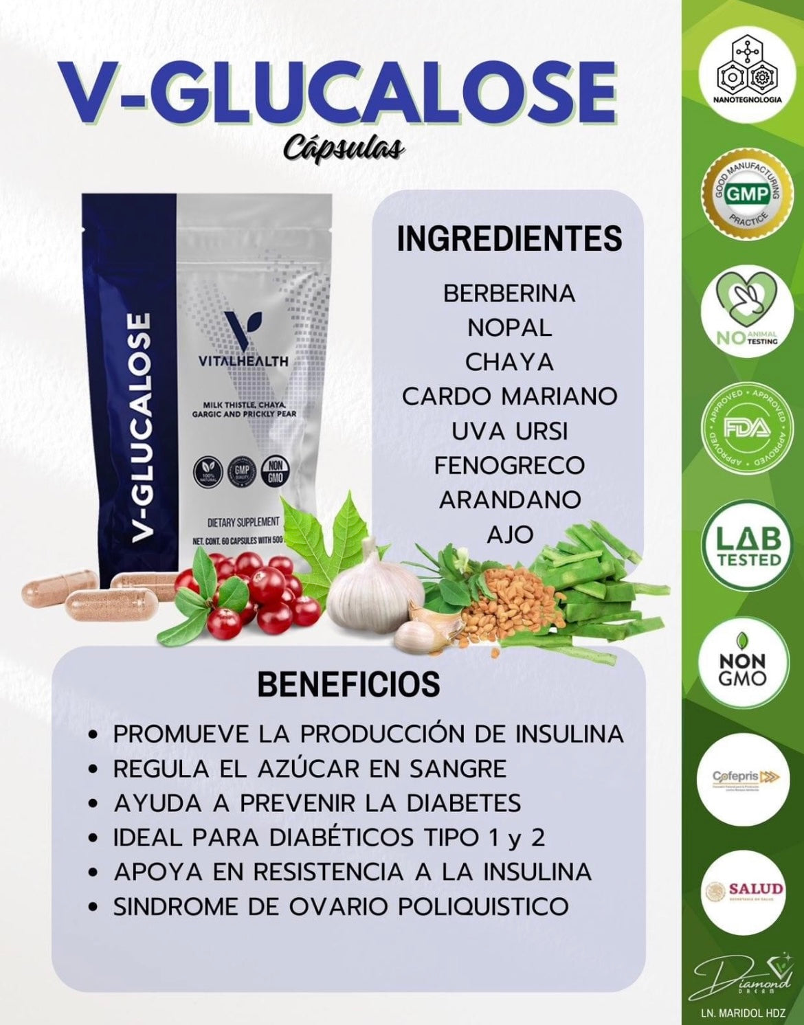 V- GLUCALOSE (Blood Sugar Control)
