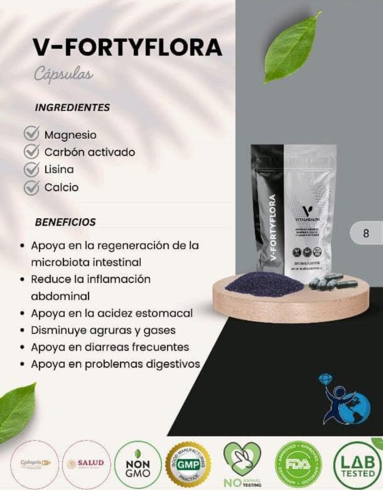 V-FORTYFLORA (Digestion Support)