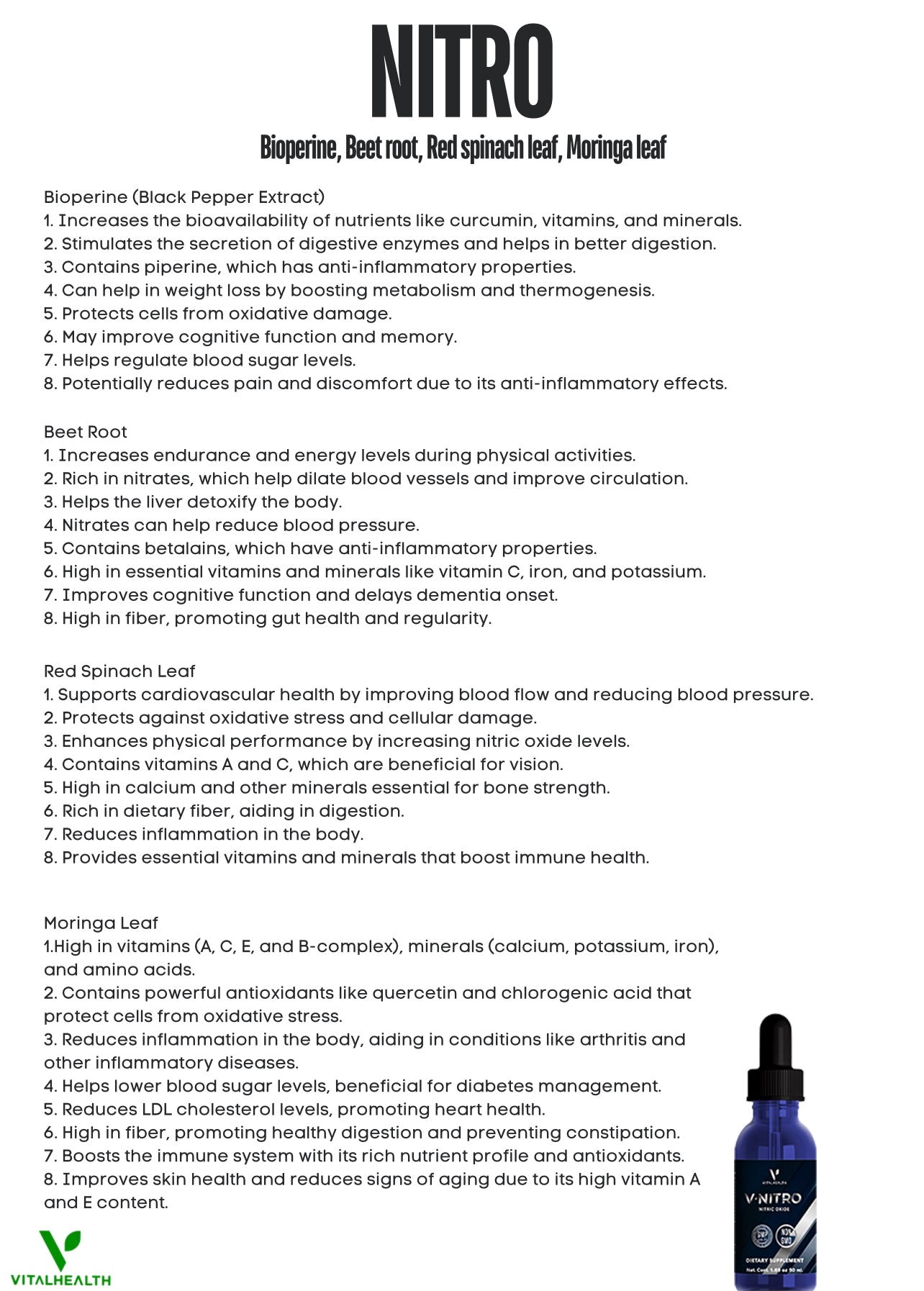 V-NITRO (Cell Regeneration &Libido)